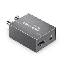 1080P SDI to HDMI Mini 3G HD HDMI to SDI Video Micro Converter Adapter with Power Audio Auto Format Detection for Camera